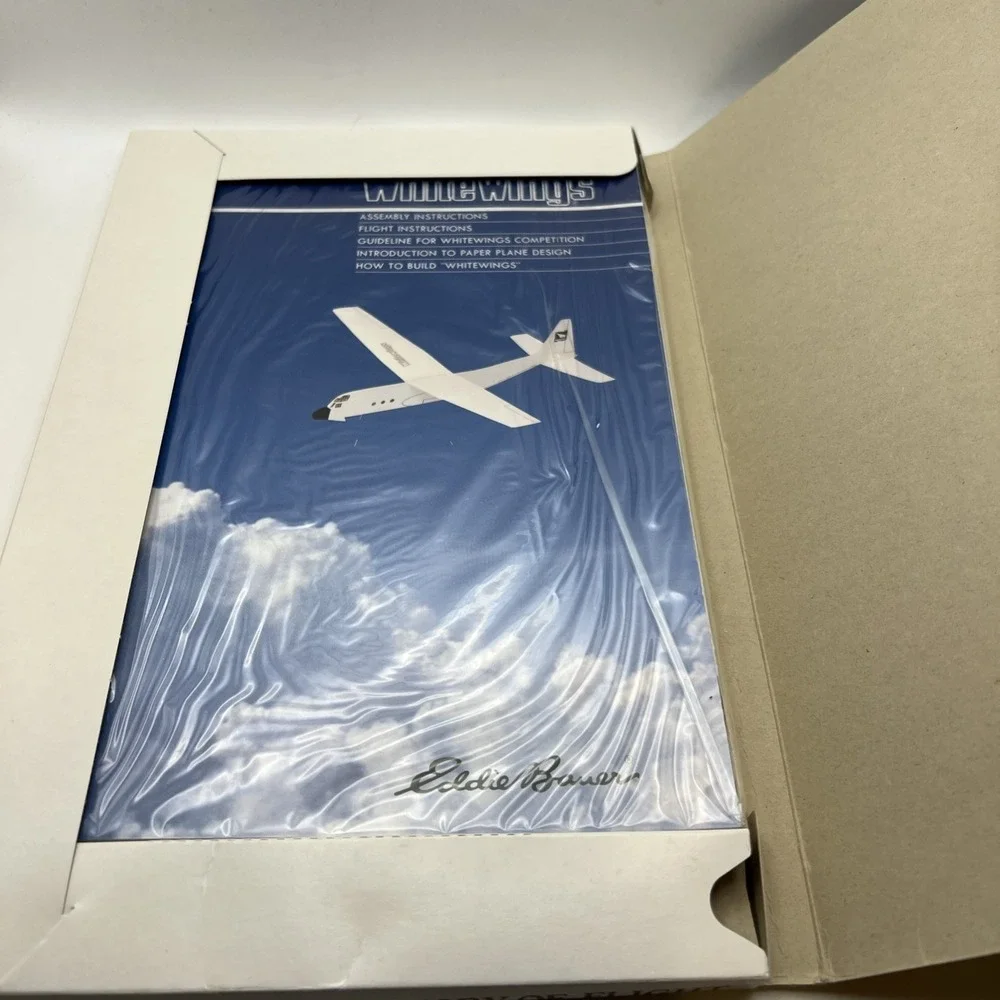 Eddie Bauer History‎ of Flight Whitewings 15 Excellent Paper Airplanes kit NEW